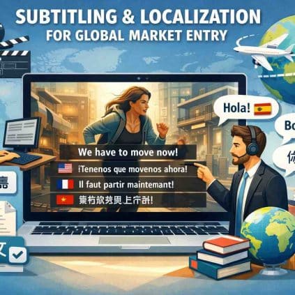 subtitling and localization for global market entry