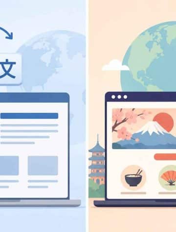Website translation vs localization