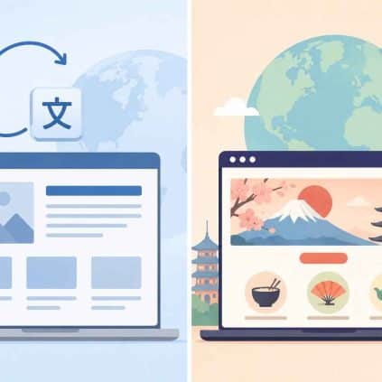 Website translation vs localization