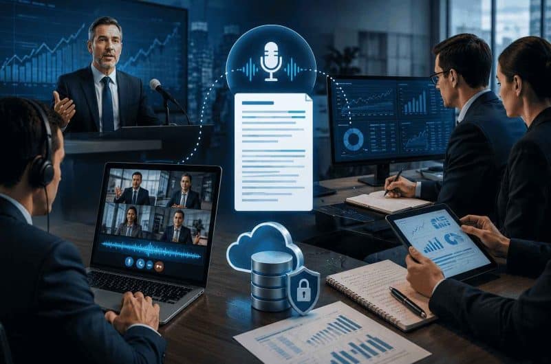 transcription-services-financial